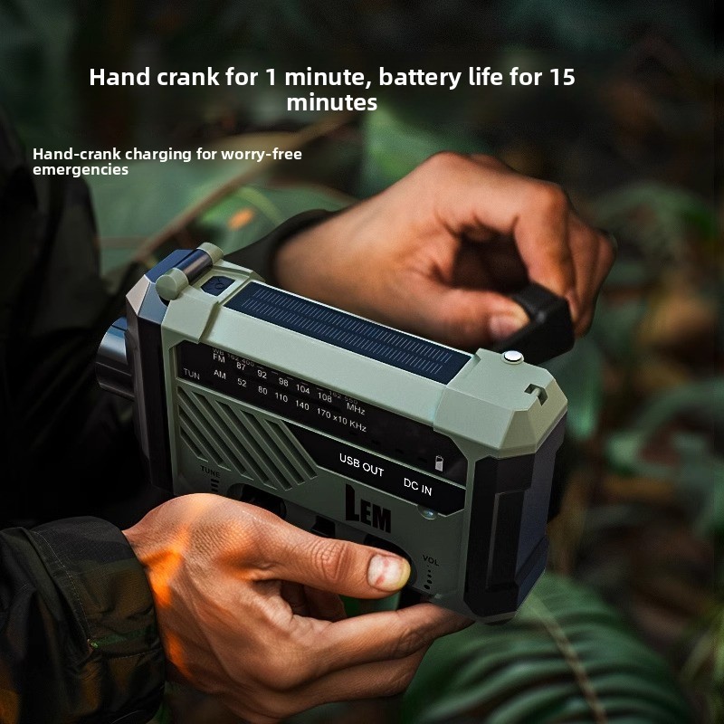 Survival Radio-Emergency Hand  - Solar Emergency Charger recension och pris