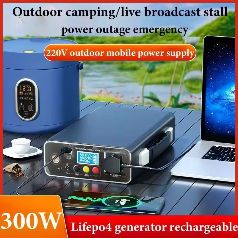 Portable Power Plant 300W 220V - Solar Emergency Charger recension och pris