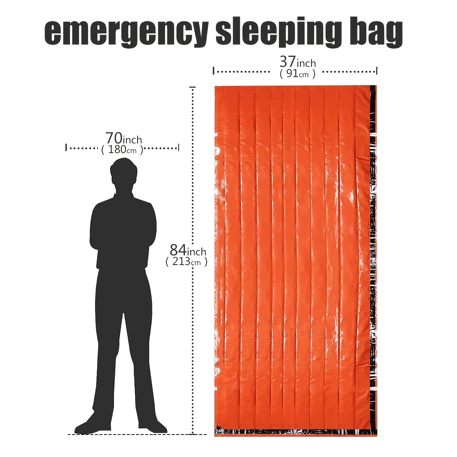 Compact Emergency Thermal Tent - Emergency Mylar Tent recension och pris