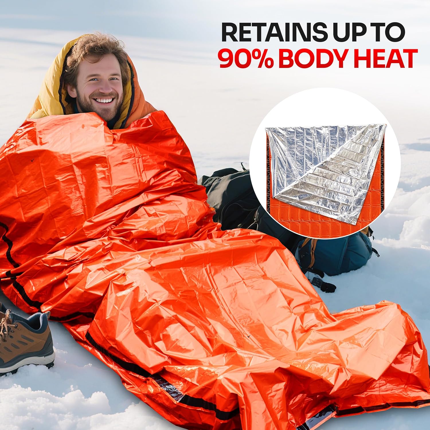 Emergency Sleeping Bag for Sur - Emergency Mylar Tent recension och pris